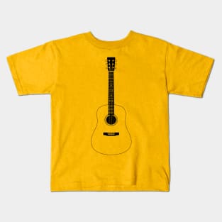 Acoustic Guitar Kids T-Shirt